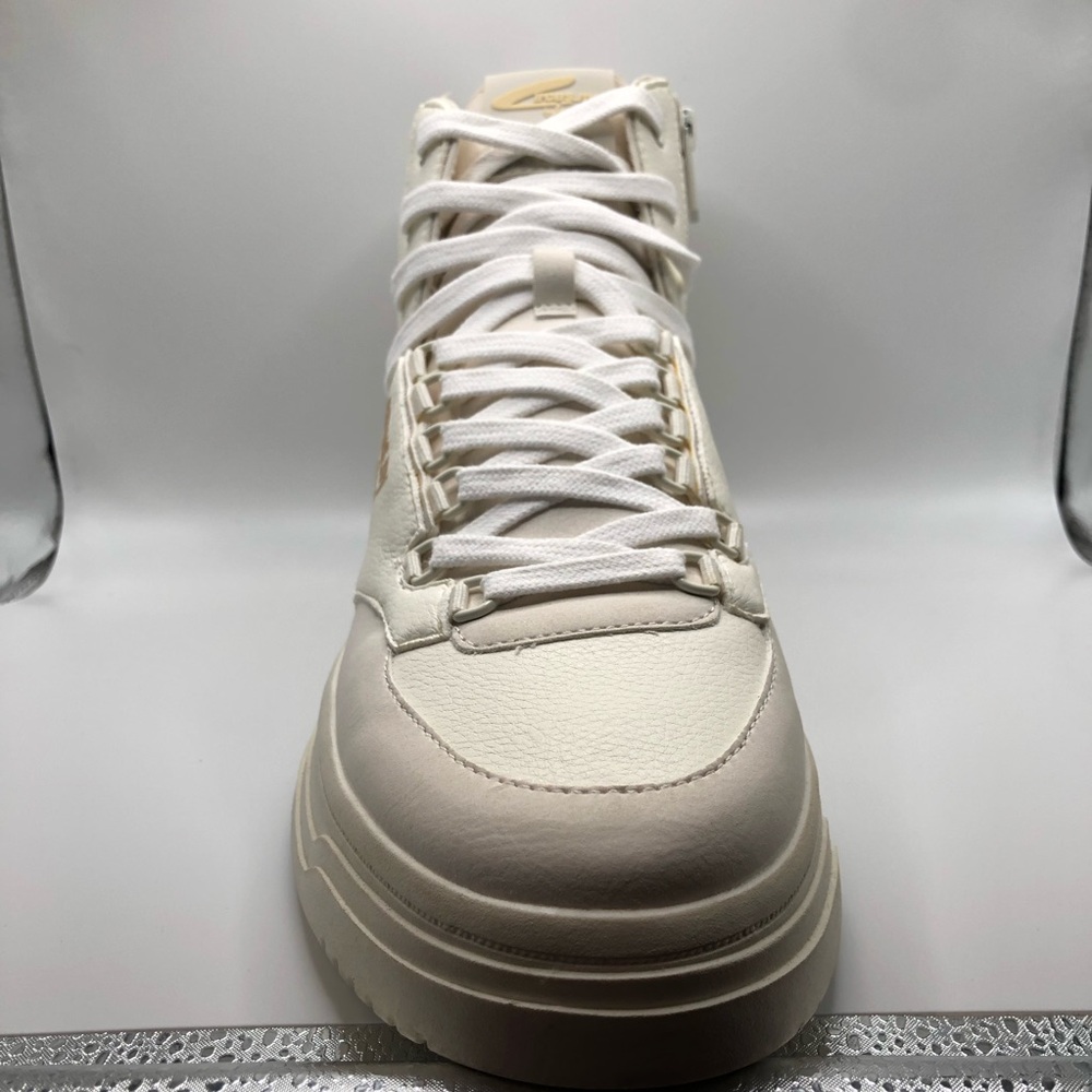 Circus NY Sam Edelman Irving White Lace Up Zipper High Top Sneaker Size 9.5 NWT - Picture 13 of 14